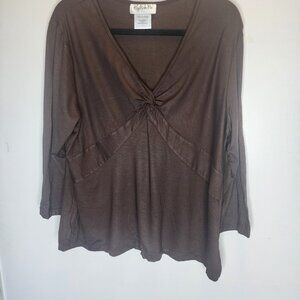 Title: Key Lime Pie Long Sleeve V-Neck Shirt